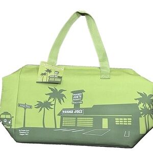 Trader Joe's Large Insulated Tote Olive Green 8 Gallon Reusable  Bag Cooler